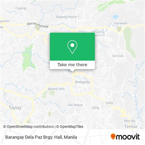 How to get to Barangay Dela Paz Brgy. Hall in Antipolo City by  .